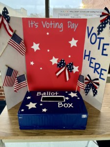First Grade Voting Booth